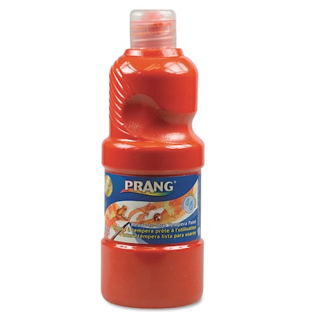 Prang Washable Paint, Orange, 16 oz Dispenser-Cap Bottle 10702